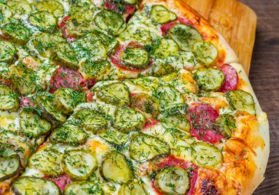 Large Pickle Pizza